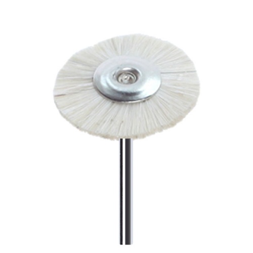 HP Shank Round White Goat Hair Brush
